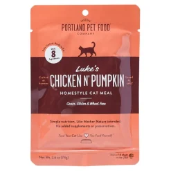 Portland Pet Food Company Luke's Chicken N' Pumpkin Homestyle Wet Cat Food 2.6-oz
