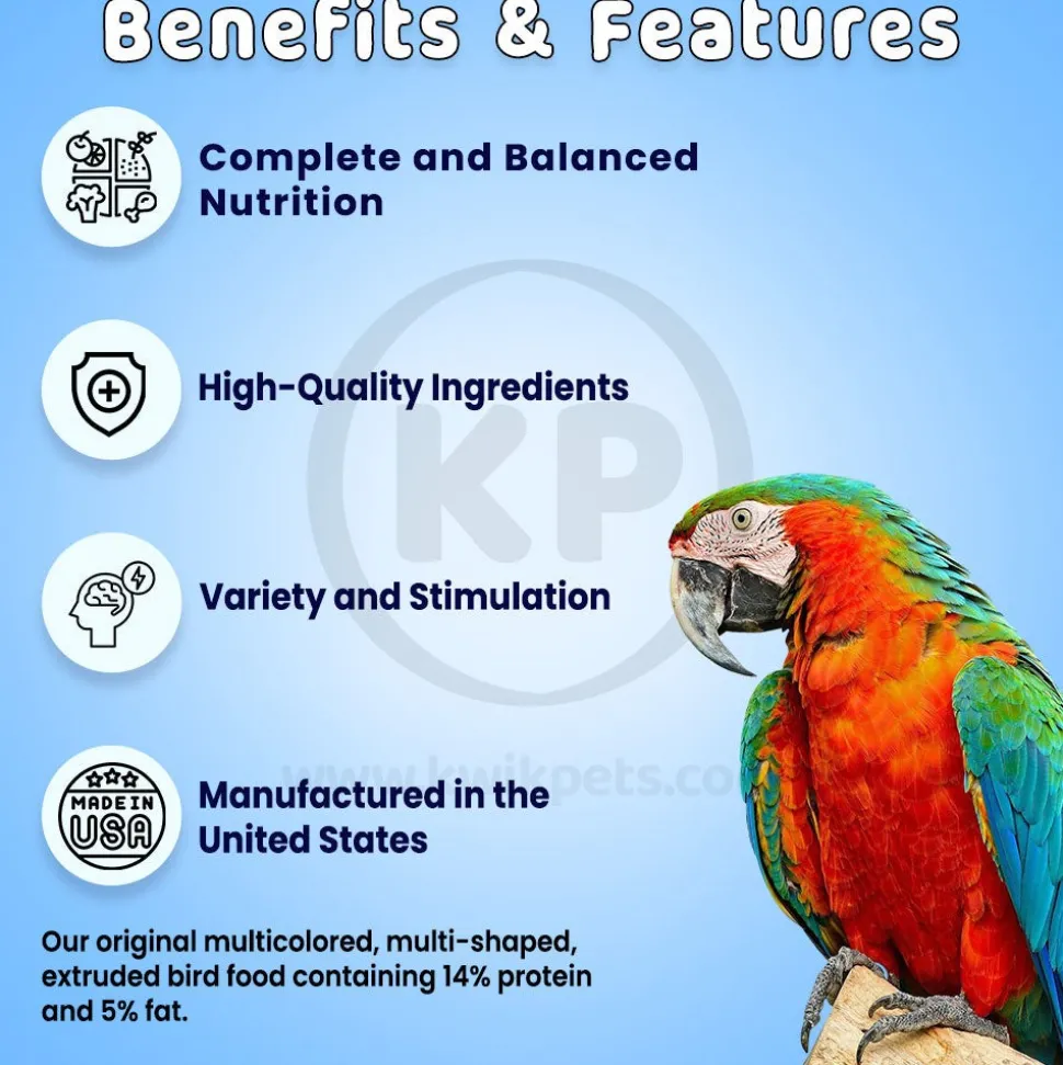 Pretty Bird Daily Select Premium Bird Food Large 3-lb