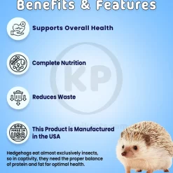 Pretty Bird Premium Hedgehog Maintenance Dry Food 3-lb