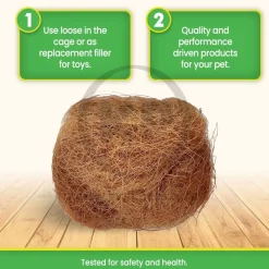 Prevue Pet Products Coco Bedding for Birds & Small Animals Cocoa Brown 4 in X 3.5 in