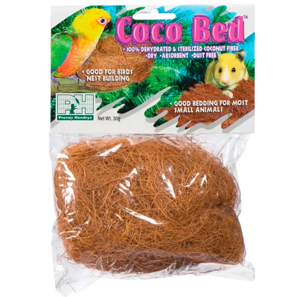 Prevue Pet Products Coco Bedding for Birds & Small Animals Cocoa Brown 4 in X 3.5 in
