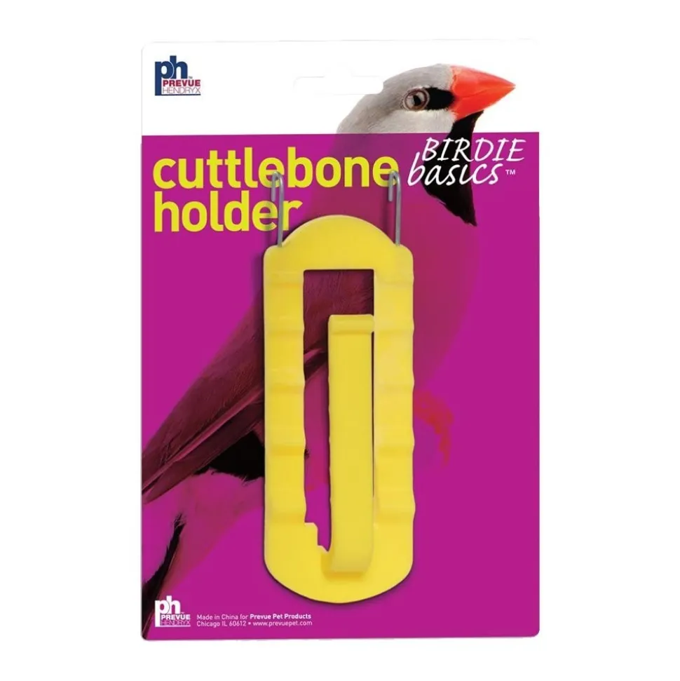 Prevue Pet Products Cuttlebone & Treat Holder for Birds Yellow One Size