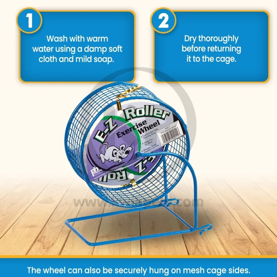 Prevue Pet Products E-Z Roller Exercise Wheel for Mouse Assorted 4-5 in