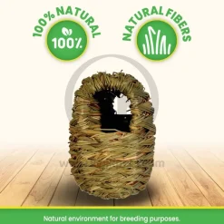 Prevue Pet Products Finch Twig Covered Grass & Bamboo Nest 3.25 in X 3.5 in