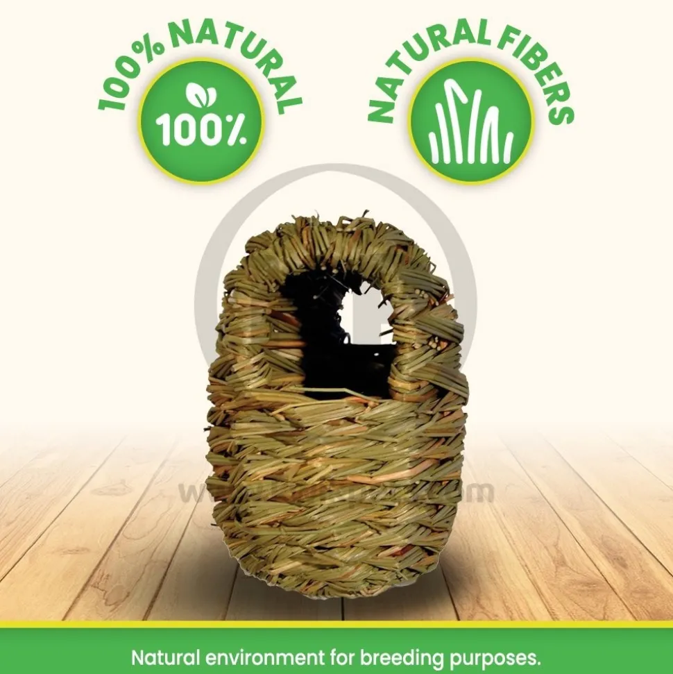 Prevue Pet Products Finch Twig Covered Grass & Bamboo Nest 3.25 in X 3.5 in