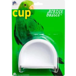 Prevue Pet Products Hanging Half-Round Bird Cage Cup Assorted Small