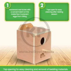 Prevue Pet Products Inside Mount Finch Nest Box Small