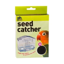 Prevue Pet Products Mesh Seed Catcher for Bird Cages Black Medium 8-in