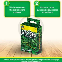 Prevue Pet Products Natural Cotton Thread Nesting Material for Birds