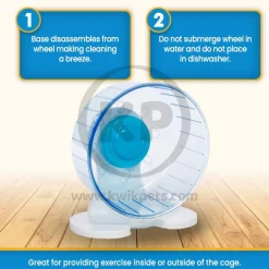 Prevue Pet Products Quiet Exercise Wheel for Small Pets 6-in