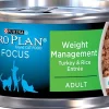 Pro Plan Weight Management Turkey & Rice Entrée Ground Adult Wet Cat Food 3-oz
