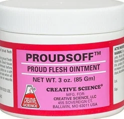 ProudsOff Proud Flesh Ointment for Horses, Cattle, Sheep and Goats 3-oz