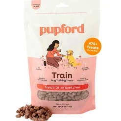 Pupford Freeze-Dried Beef Liver Training Dog Treats 4-oz