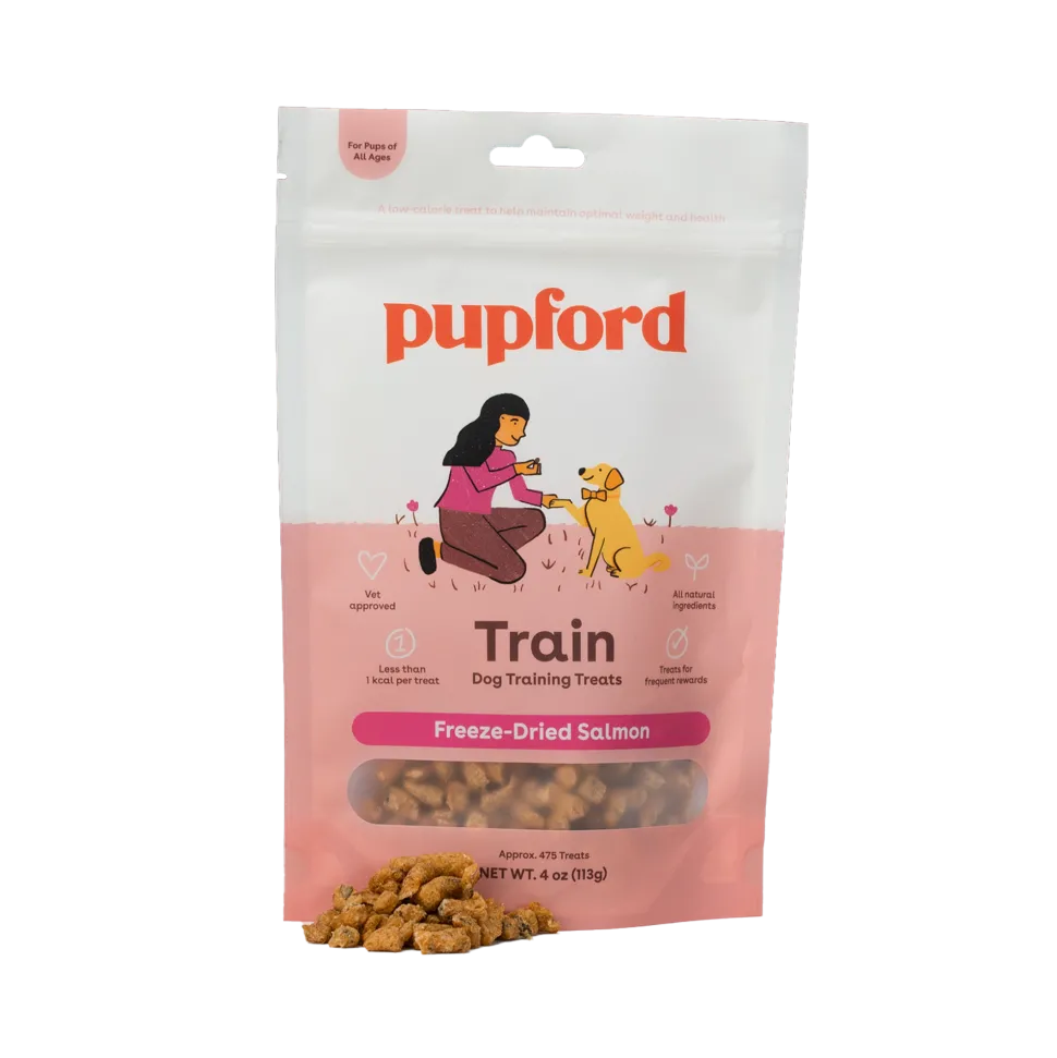 Pupford Freeze-Dried Salmon Training Dog Treats 4-oz
