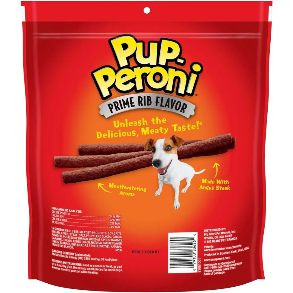 Pup-Peroni Prime Rib Dog Treats 22.5-oz