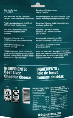 PureBites Beef & Cheese Freeze-Dried Dog Treats 4.2-oz