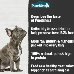 PureBites Beef & Cheese Freeze-Dried Dog Treats 4.2-oz