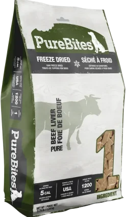 PureBites Beef Liver Freeze-Dried Pure Dog Treats 44-oz