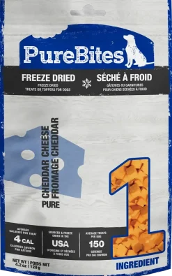 PureBites Cheddar Cheese Freeze-Dried Dog Treats 4.2-oz