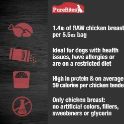 PureBites Chicken Air-Dried Jerky Dog Treats 5.5-oz