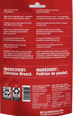 PureBites Chicken Breast Freeze-Dried Dog Treats 1.4-oz