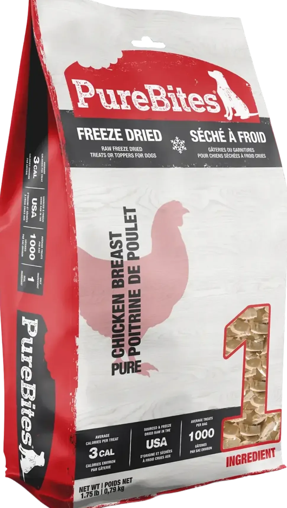 PureBites Chicken Freeze-Dried Pure Dog Treats 28-oz
