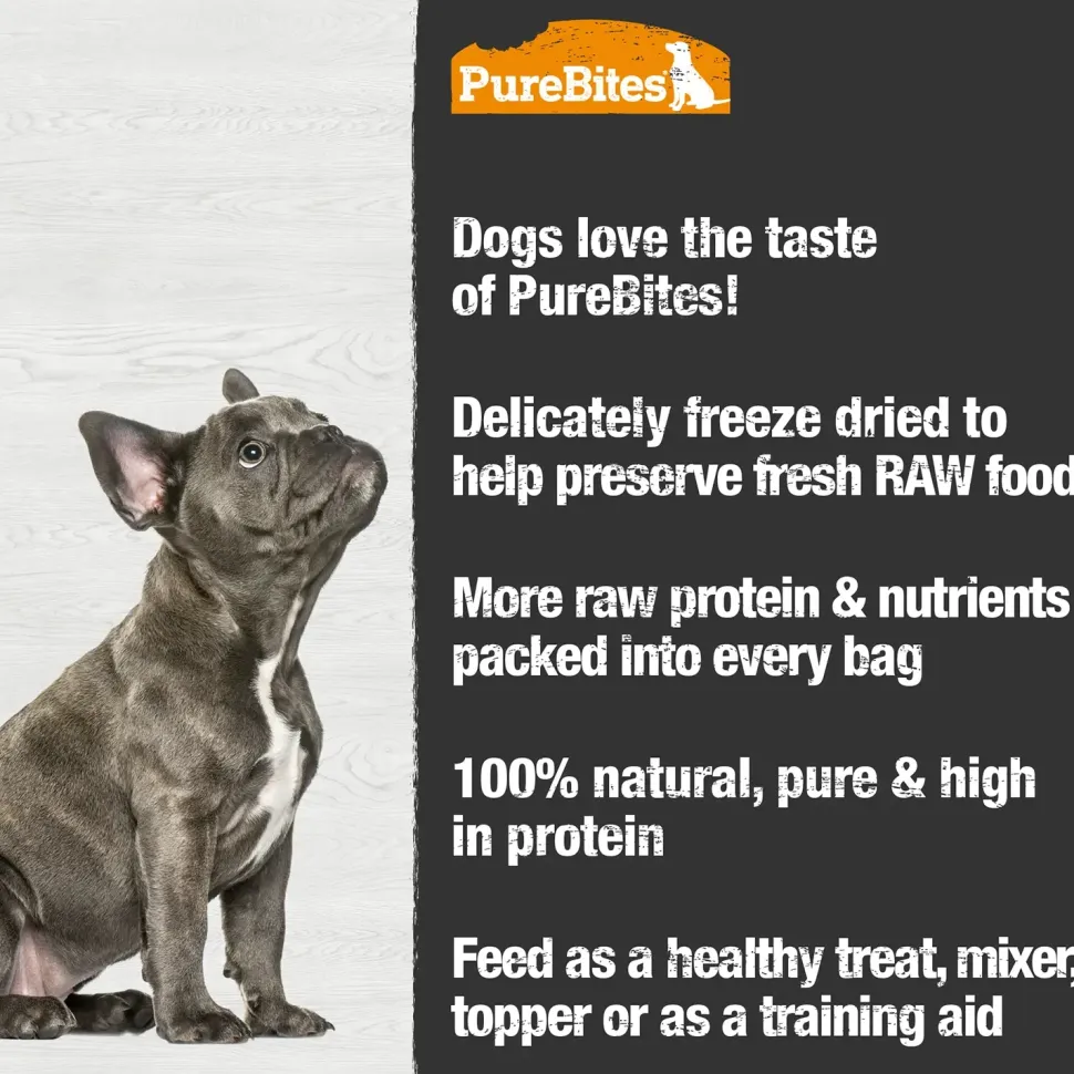 PureBites Duck Liver Freeze Dried Dog Treats 2.6-oz