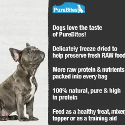 PureBites Lamb Liver Freeze-Dried Dog Treats 1.58-oz