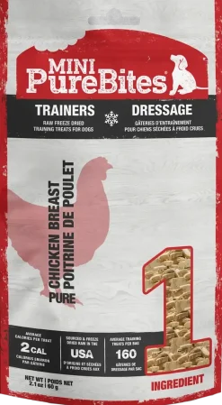 PureBites Mini-Trainers Chicken Breast Freeze-Dried Pure Dog Treats 2.1-oz