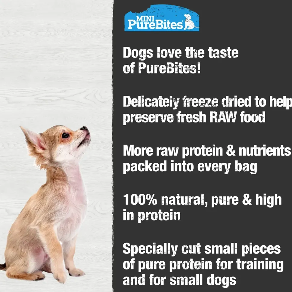 PureBites Mini-Trainers Lamb Liver Freeze-Dried Pure Dog Treats 2.4-oz