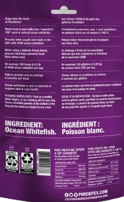 PureBites Ocean Whitefish Freeze-Dried Pure Dog Treats 1.8-oz