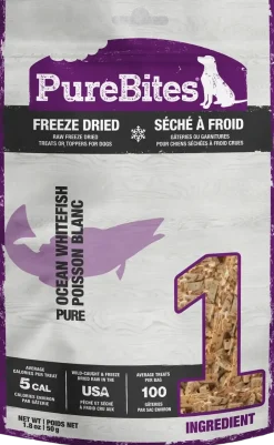 PureBites Ocean Whitefish Freeze-Dried Pure Dog Treats 1.8-oz