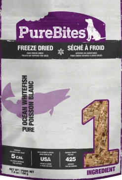 PureBites Ocean Whitefish Freeze-Dried Pure Dog Treats 7-oz