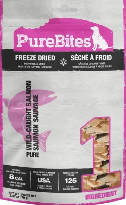 PureBites Salmon Freeze-Dried Pure Dog Treats 2.47-oz