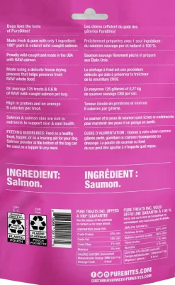 PureBites Salmon Freeze-Dried Pure Dog Treats 2.47-oz