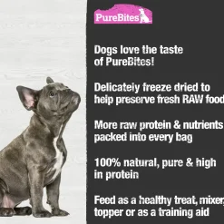 PureBites Salmon Freeze-Dried Pure Dog Treats 9.5-oz
