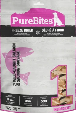 PureBites Salmon Freeze-Dried Pure Dog Treats 9.5-oz