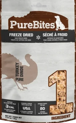 PureBites Turkey Breast Freeze-Dried Dog Treats 2.47-oz