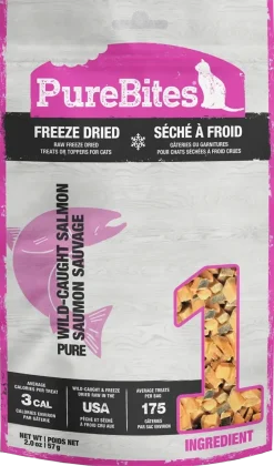 PureBites Wild-Caught Salmon Freeze-Dried Pure Cat Treats 2-oz