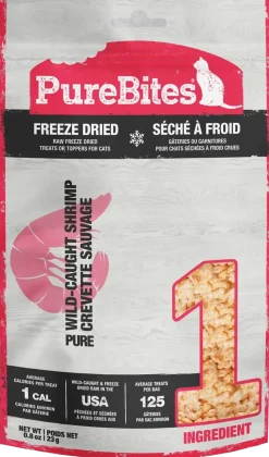 PureBites Wild-Caught Shrimp Freeze-Dried Pure Cat Treats 0.8-oz