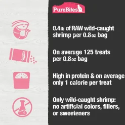 PureBites Wild-Caught Shrimp Freeze-Dried Pure Cat Treats 0.8-oz