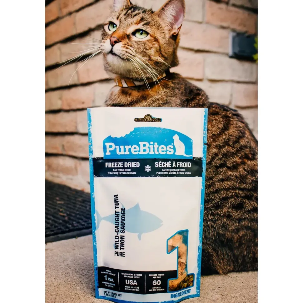 PureBites Wild-Caught Tuna Freeze-Dried Cat Treats 1.8-oz