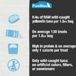 PureBites Wild-Caught Tuna Freeze-Dried Cat Treats 1.8-oz