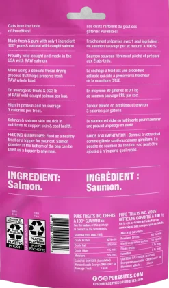 PureBites Wild Pacific Salmon Freeze-Dried Cat Treats 0.92-oz
