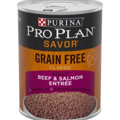 Purina Pro Plan Complete Essentials Grain Free Beef & Salmon Entrée Adult Wet Dog Food 13-oz