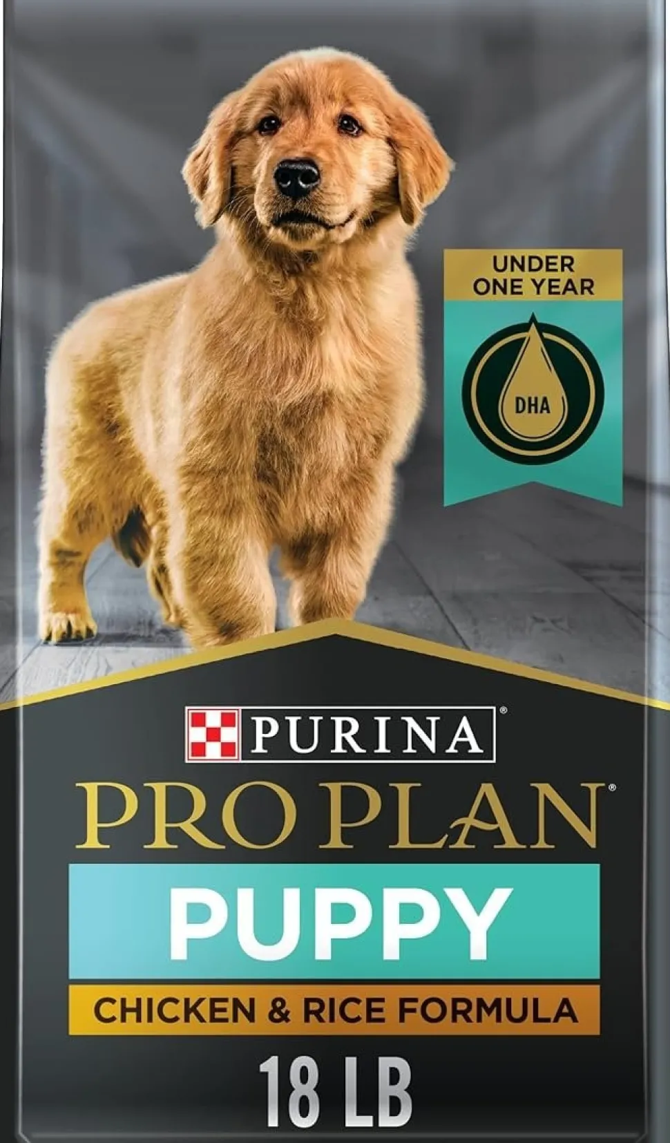 Purina Pro Plan Puppy Dry Dog Food Chicken & Rice Formula 18-lb