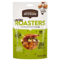 Rachael Ray Nutrish Savory Roasters Chicken Recipe Dog Treats 12-oz