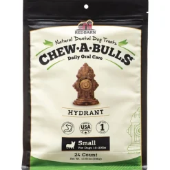 Redbarn Chew-A-Bull Hydrant Dog Dental Treats Small 24 Count 13.61-oz