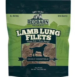Redbarn Lamb Lung Filets Dog Chew Treats 10-oz