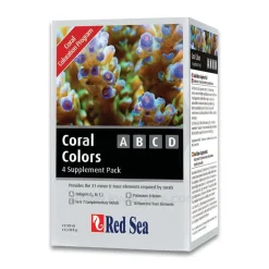 Red Sea Coral Colors ABCD Supplement Pack 100 ml-each 4 Count